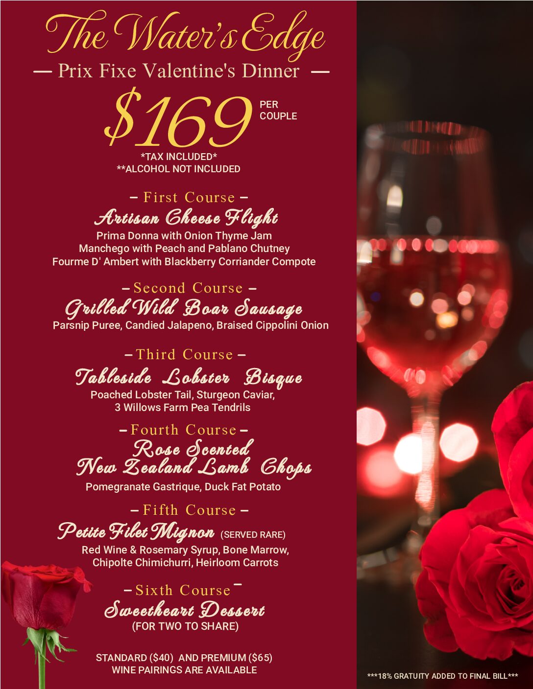 stacked cookie dessert lakeside Poconos Restaurant