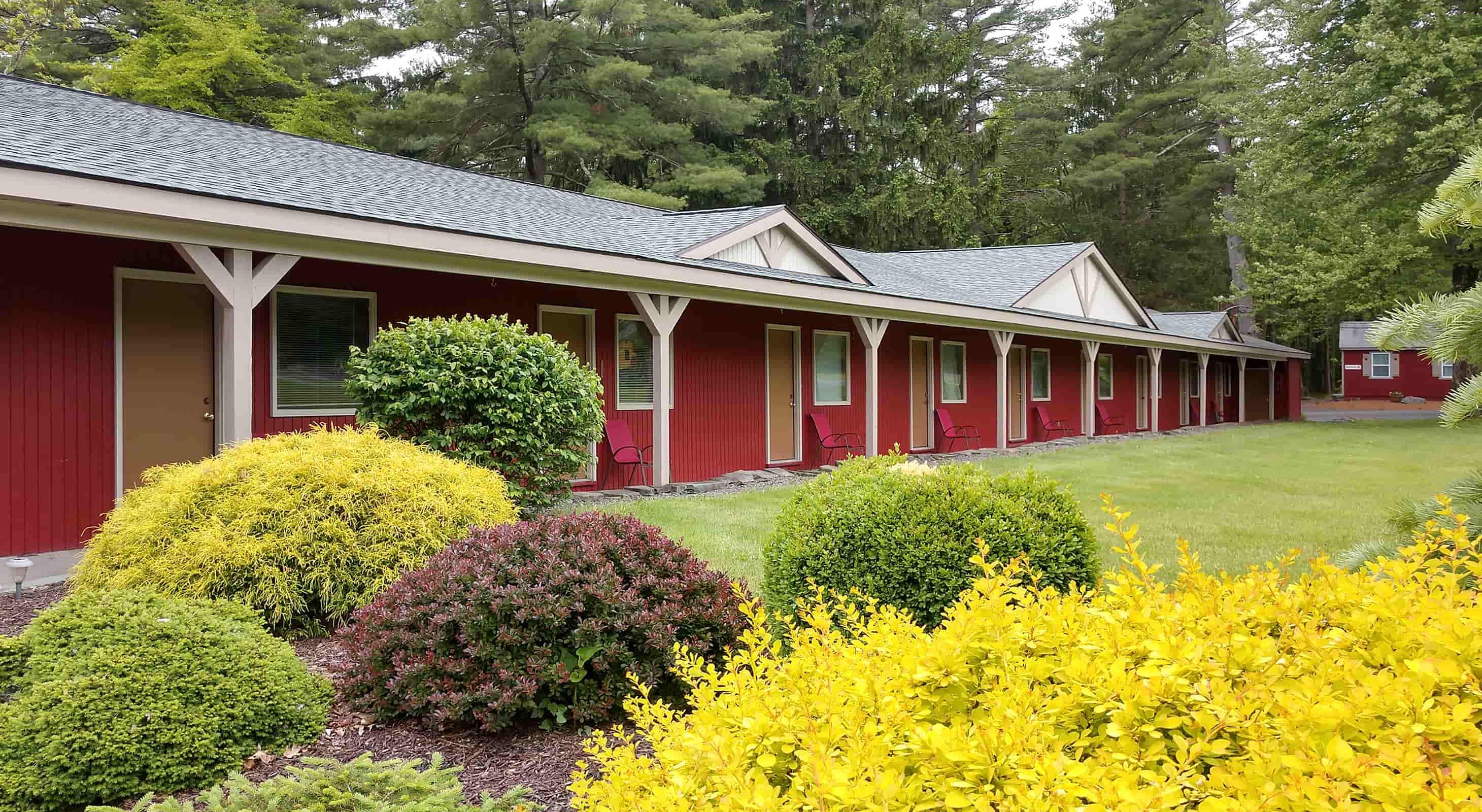 Red inn at year round event venue in Mount Pocono, PA