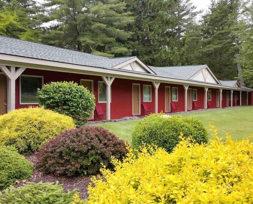 Red inn at year round event venue in Mount Pocono, PA