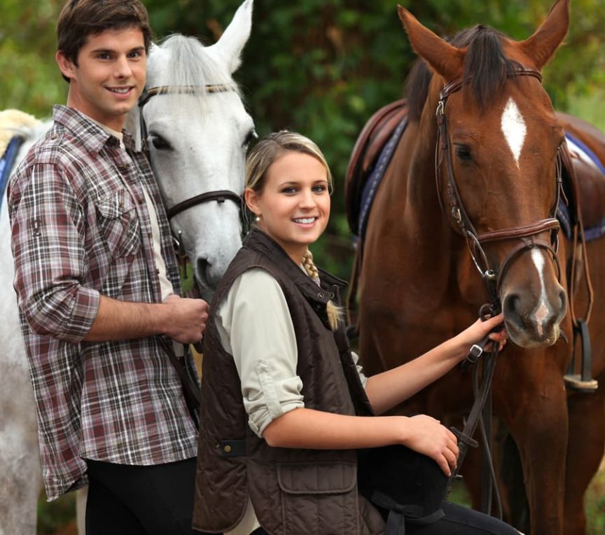 horseback riding in the Poconos