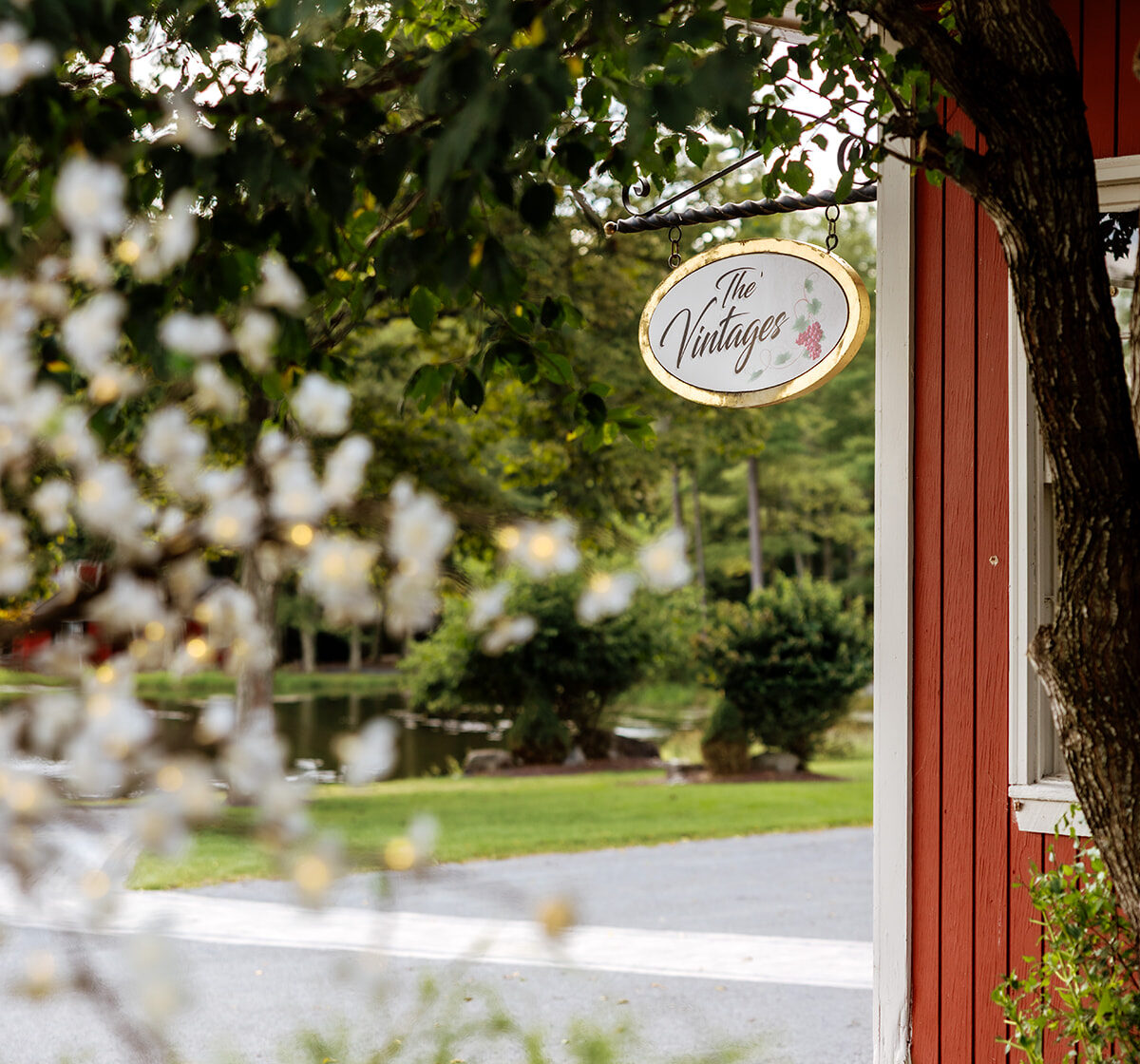 Vintages wine cellar reception space in the Poconos