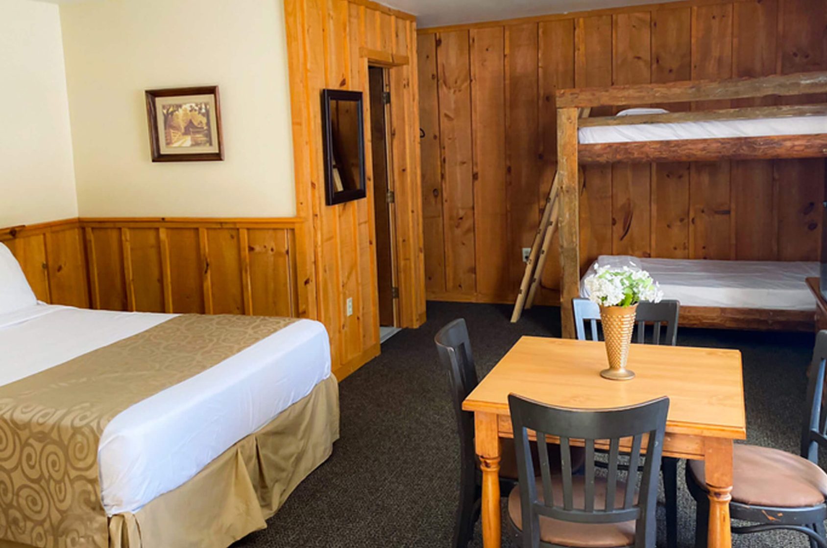 lodging at renovated Poconos hotel