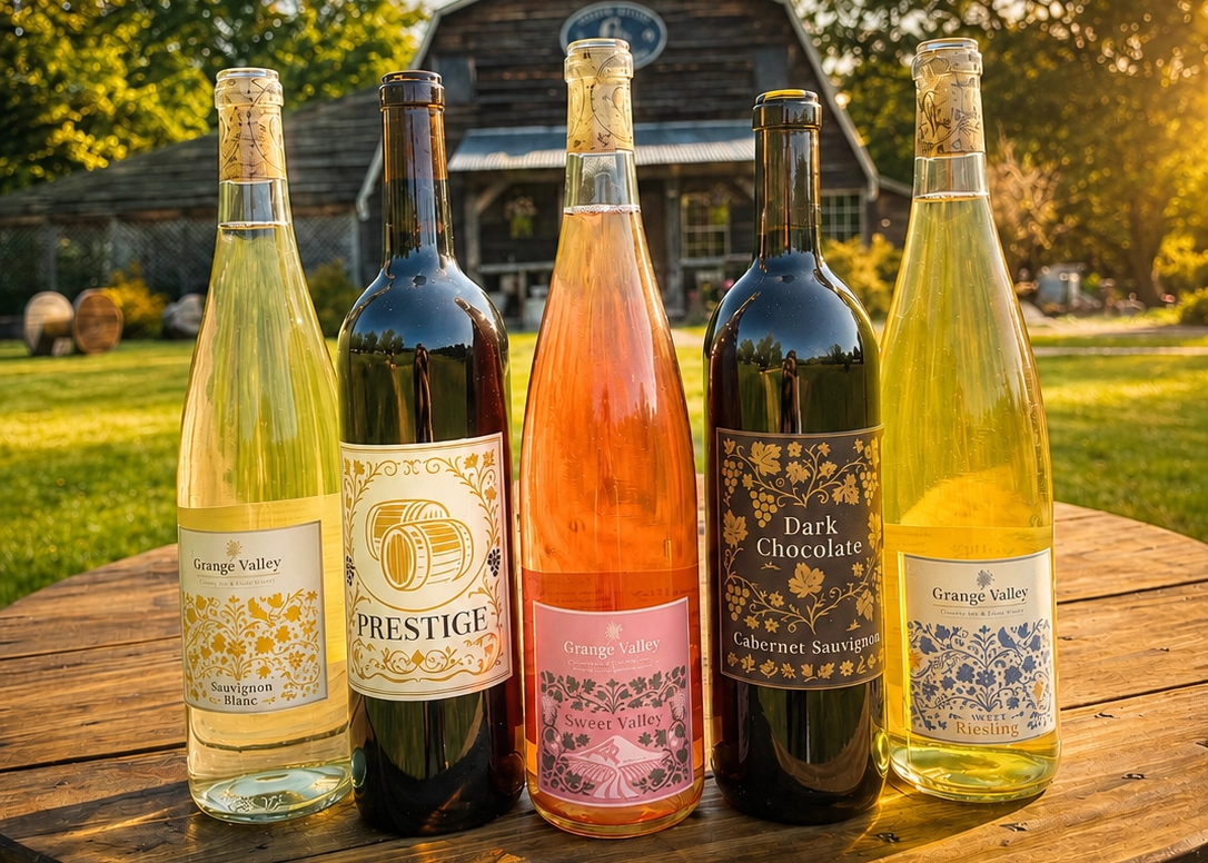 Grange Valley Estate Winery wines
