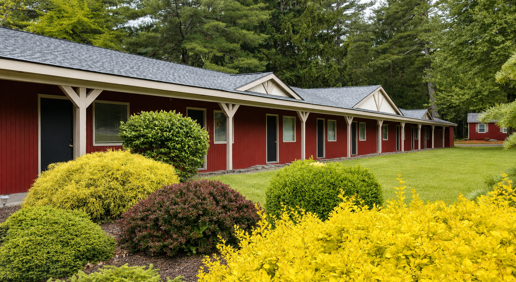 Cottages in the woods offering lodging in Mount Pocono, PA